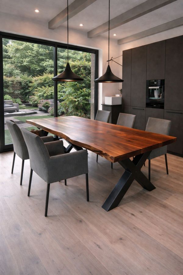 Mese lemn masiv la comanda - mobilier premium la comanda
